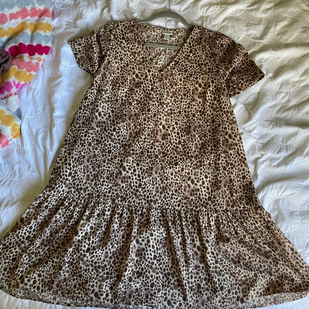 Animal printed dress